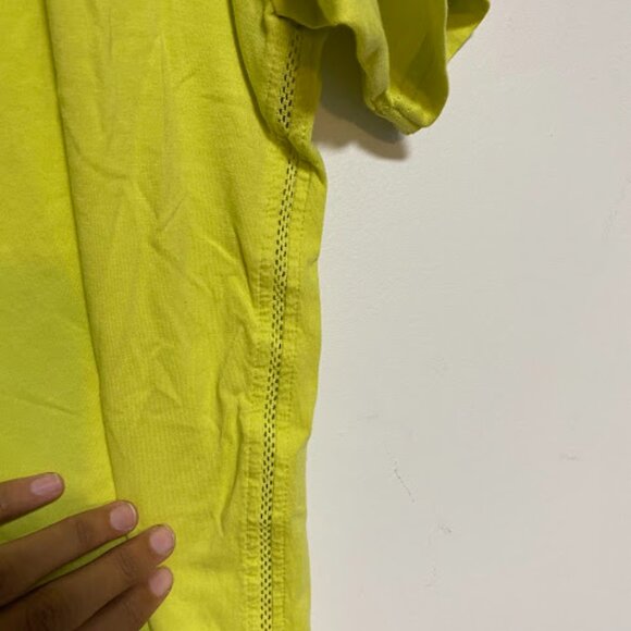 SWIMS Made in Portugal Men's Lime Green Performance T-Shirt Size L - Picture 8 of 8